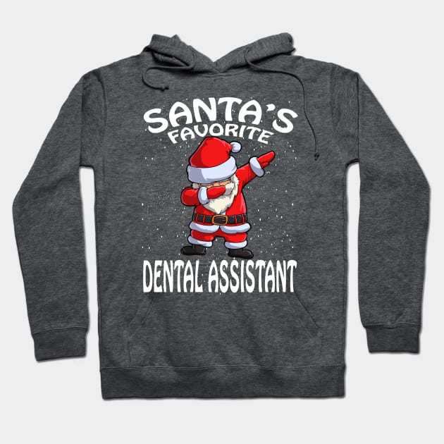 Santas Favorite Dental Assistant Christmas Hoodie by intelus